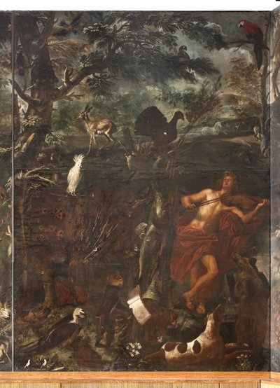 Dyr, Myte om Orfeus, detalj av Italian School