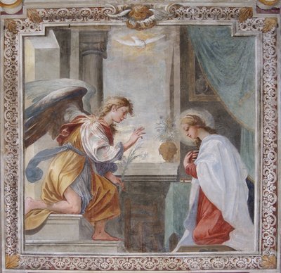 Kunngjøring, kapell i Santa Margherita av Italian School