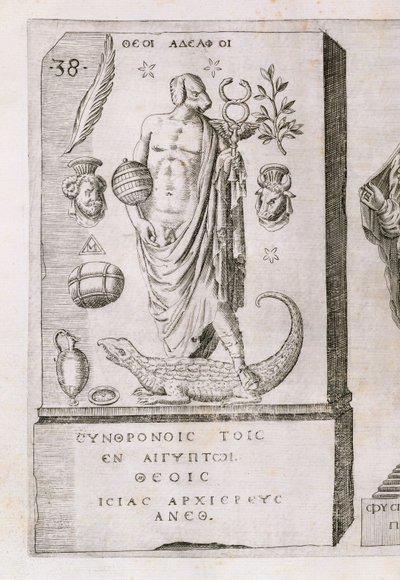 Apollo med hundehode, 1589 av Italian School