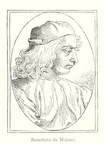 Benedetto da Majano (gravering) av Italian School