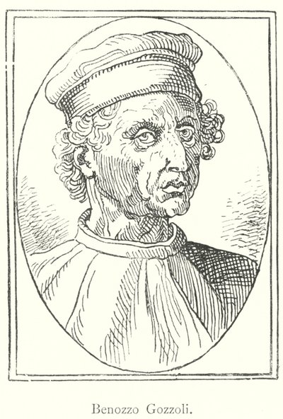 Benozzo Gozzoli (gravering) av Italian School