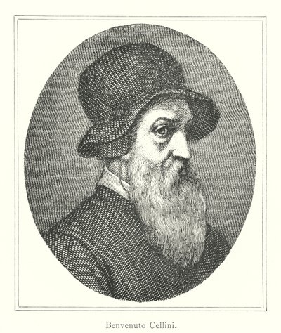 Benvenuto Cellini (gravering) av Italian School