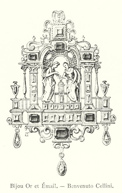 Bijou Or et Email, Benvenuto Cellini (gravering) av Italian School