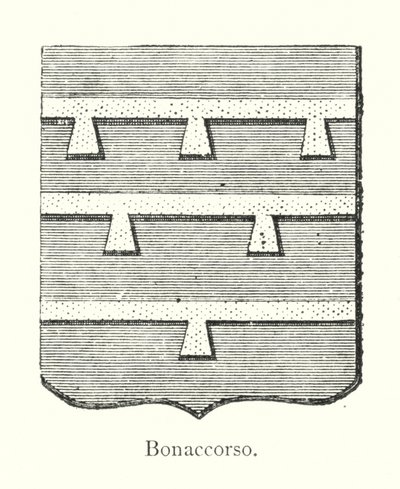 Bonaccorso (gravering) av Italian School