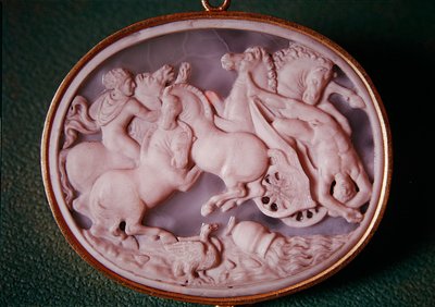 Cameo of the Fall of Phaeton (agat) av Italian School