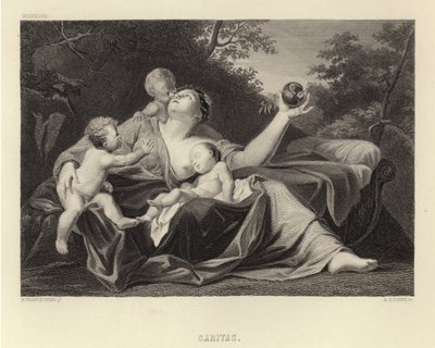 Caritas av Italian School