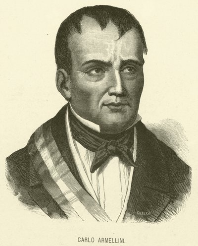 Carlo Armellini (gravering) av Italian School