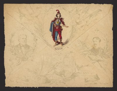 Cassio, fra Giuseppe Verdis opera Otello, basert på William Shakespeares skuespill (farge litho) av Italian School