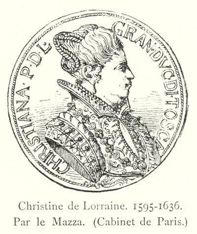 Christina av Lorraine av Italian School