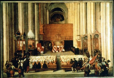 Konsilet i Trent (1545 - 1563). italiensk skole av Italian School