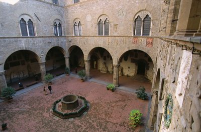 Gårdsplass av Italian School