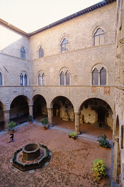 Gårdsplass av Italian School