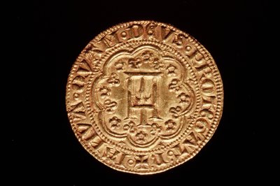 Valuta: Genovino d'or. (City of Genes, Genova) 1334-1336 Banca Carige numismatisk samling av Italian School