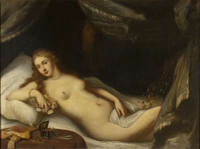 Danaë og gulldusjen av Italian School