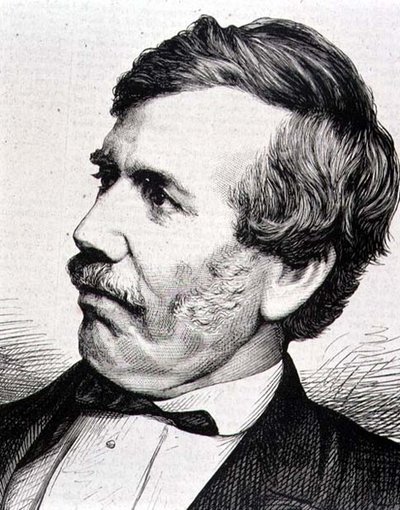 David Livingstone (1813–73) skotsk misjonær og afrikansk oppdagelsesreisende (gravering) av Italian School