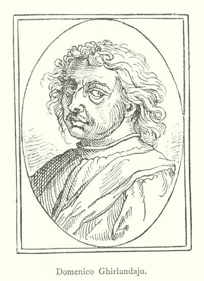 Domenico Ghirlandaio (gravering) av Italian School
