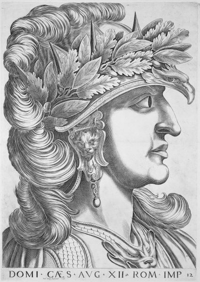 Domitian Cæsar (51–96 e.Kr.), 1596 av Italian School