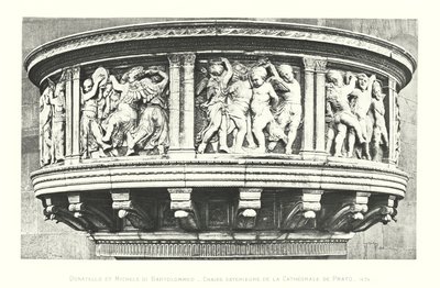 Donatello og Michele di Bartolommeo, Chaire exterieure de la Cathedrale de Prato av Italian School