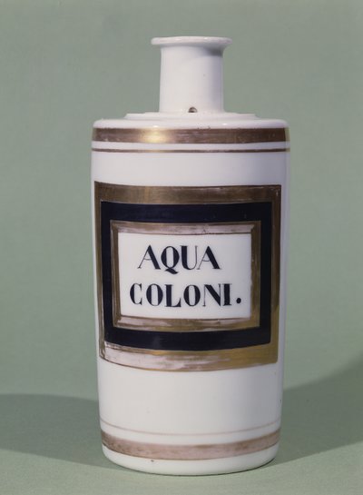Eau de Cologne-flaske, tidlig på 1800-tallet (keramikk) av Italian School