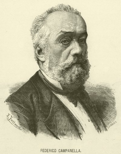 Federico Campanella (gravering) av Italian School