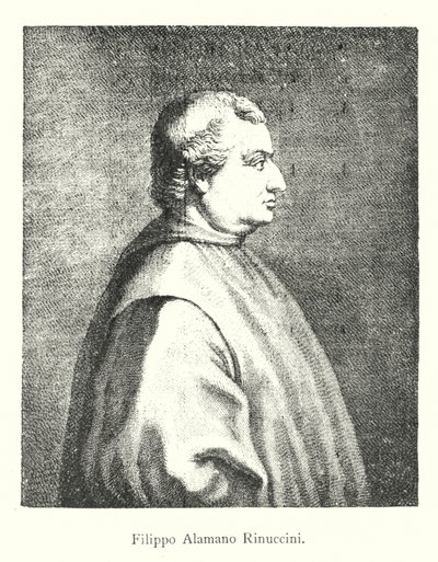 Filippo Alamano Rinuccini (gravering) av Italian School