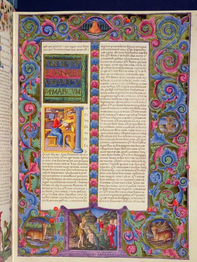 Fol.149r Andre Markusevangeliet, fra Borso d