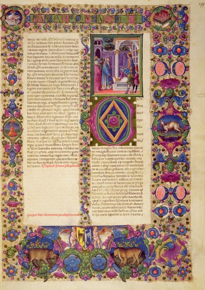 Fol.179r The Book of Chronicles, fra Borso d