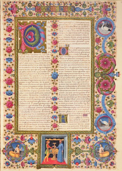 Fol.208r Brev fra St. Paul til Timoteus, fra Borso d
