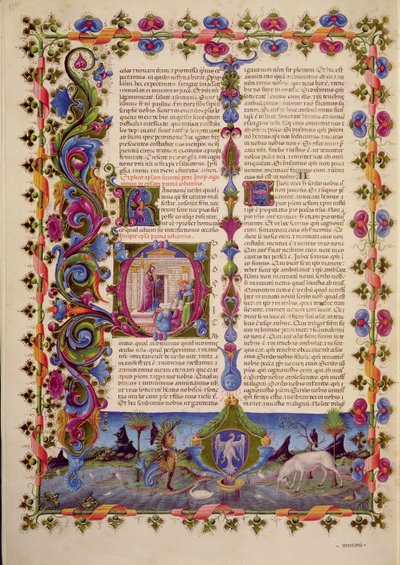 Fol.233v Brev fra St. Johannes til apostlene, fra Borso d