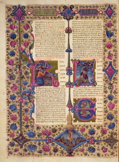 Fol.52v Åpning til profeten Baruks bok, fra Borso d