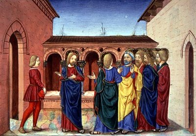 Fol.91v Kristus kunngjør at Lasarus