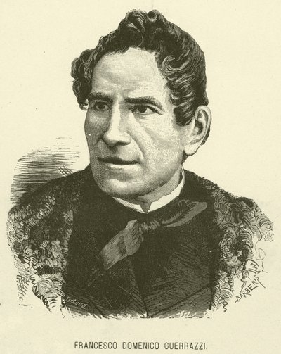 Francesco Domenico Guerrazzi (gravering) av Italian School
