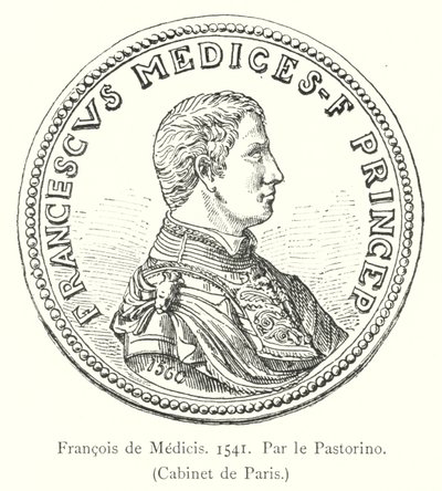 François de Medici av Italian School