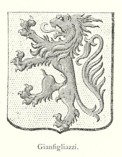 Gianfigliazzi (gravering) av Italian School