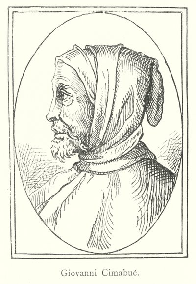 Giovanni Cimabue (gravering) av Italian School