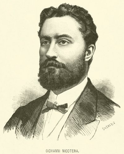 Giovanni Nicotera (gravering) av Italian School