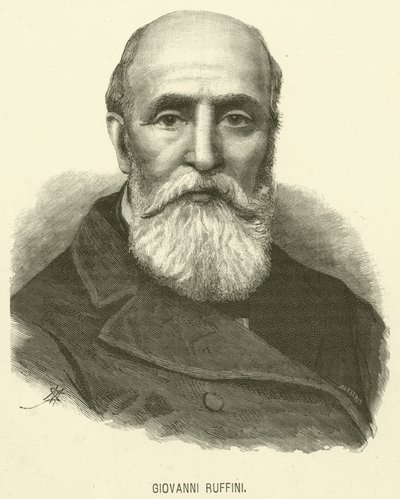 Giovanni Ruffini (gravering) av Italian School