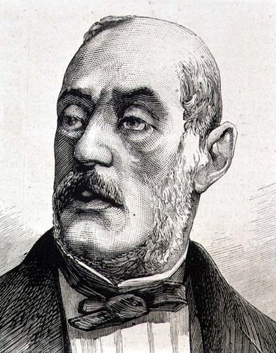 Giuseppe Ferrari (1811-1876) italiensk historiker og politisk filosof (gravering) av Italian School