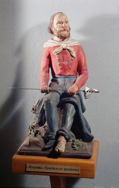 Giuseppe Garibaldi (1807–82), ca. 1860 (malt terrakotta) av Italian School