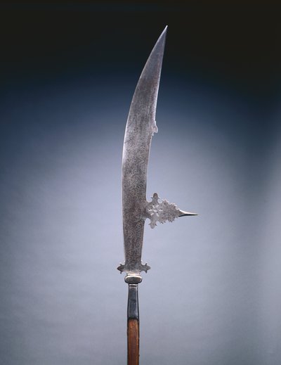 Glaive, Venezia, ca. 1600-20 (stål og tre) av Italian School