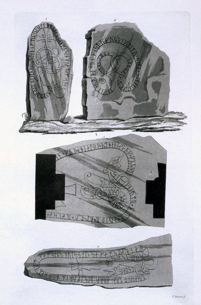 Gnistad bronser, ca. 1820-30-tallet (farget gravering) av Italian School