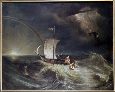Independence Boat - Allegorisk komposisjon av Italian School