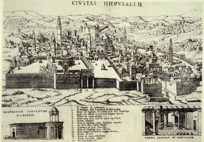 Jerusalem, 1581 av Italian School