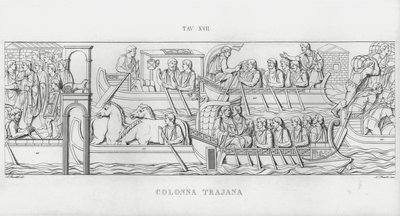 Trajans søyle, Trajans søyle (gravering) av Italian School