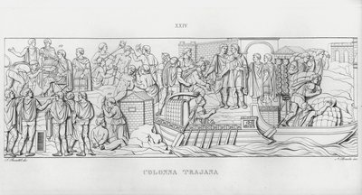 Trajans søyle, Trajans søyle (gravering) av Italian School