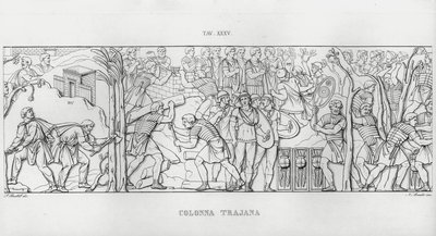Trajans søyle, Trajans søyle (gravering) av Italian School