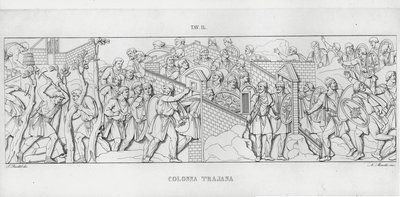 Trajans søyle, Trajans søyle (gravering) av Italian School