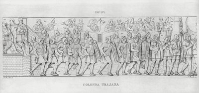Trajans søyle, Trajans søyle (gravering) av Italian School