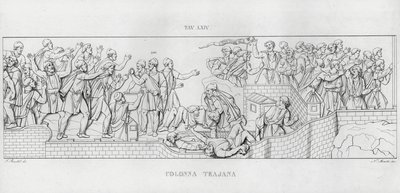 Trajans søyle, Trajans søyle (gravering) av Italian School