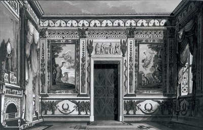Stor gresk salong, fra Architectural Decorations av Gaetano Landi, 1810 av Italian School